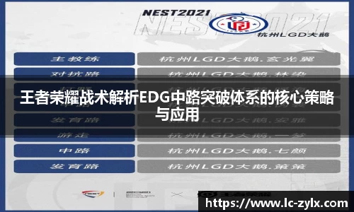 王者荣耀战术解析EDG中路突破体系的核心策略与应用