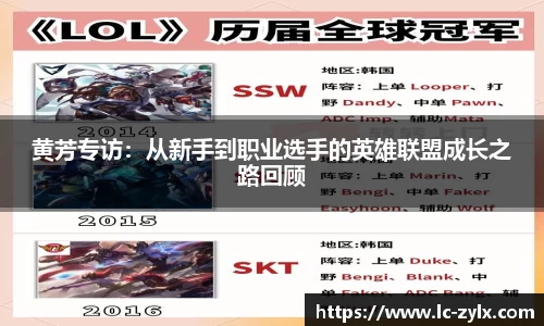 黄芳专访：从新手到职业选手的英雄联盟成长之路回顾