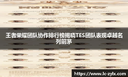 王者荣耀团队协作排行榜揭晓TES团队表现卓越名列前茅